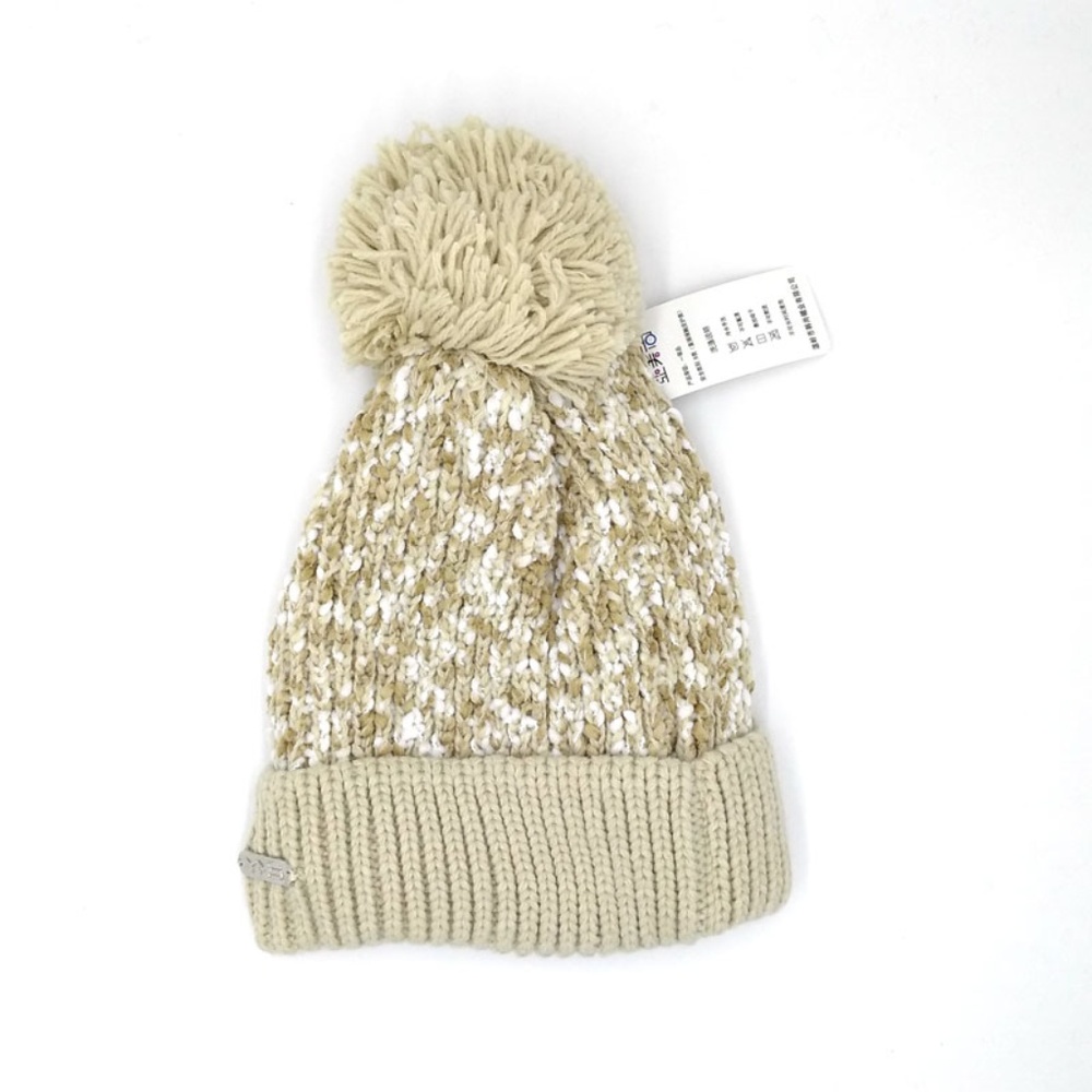 Winter Knit Pom Pom Hat with Neck Scarf - Picture 5 of 8